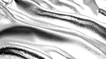 A seamless silver texture with a smooth, shiny surface, transitioning from a soft grey to bright silver