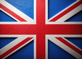 Fototapeta premium Striking minimalist UK flag photography: simple, patriotic backgrounds.