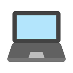Laptop flat icon