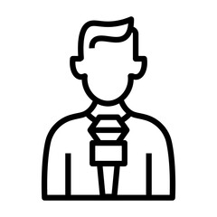 reporter vector icon
