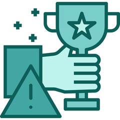 Risk Reward solid icon