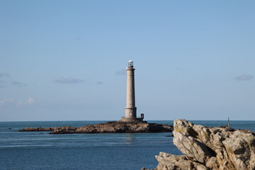 Fototapeta na wymiar phare de la hague, Cotentin