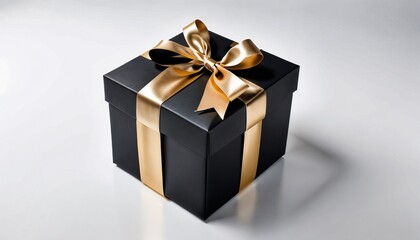 Gift box with curled ribbon decoration