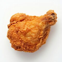 Crispy Fried Chicken Drum Stick Golden Brown Close Up Food Photography