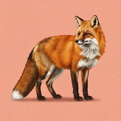 Fototapeta premium red fox vulpes