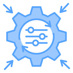 Integration Blue Icon