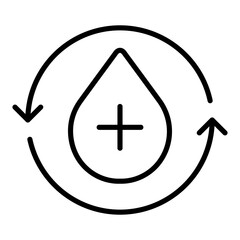 Enhance Circulation - Blood Flow Icon, Cardiovascular Health, Oxygenation, Wellness, Natural Support