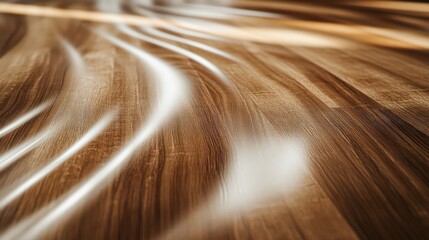 Wooden Surface With Light Streaks Showing Texture