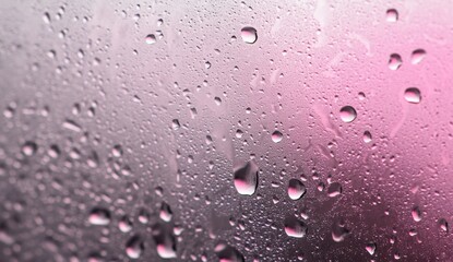 Water Droplets on a Misty Window