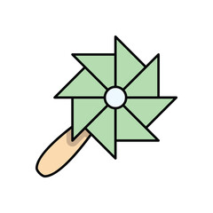 Pinwheel Vector icon
