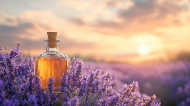 A symphony of lavender and mint, a delicate essence bottled from the heart of a sun-drenched meadow, promising a calming and revitalizing experience.