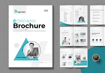 Modern Company Brochure Template Design