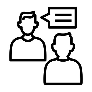interview vector icon