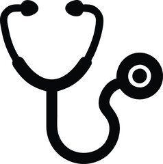 Stethoscope icon. Vector illustration