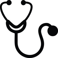 Stethoscope icon. Vector illustration