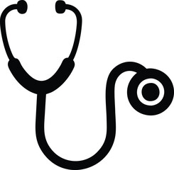Stethoscope icon. Vector illustration
