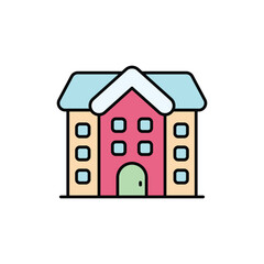 Dolls House Vector icon