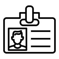 reporter card vector icon