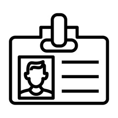 Obraz premium reporter card vector icon
