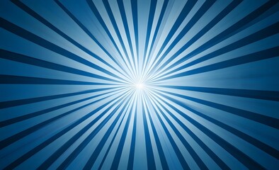 a blue radial pattern with a bright central light that gives a sense of movement or energy