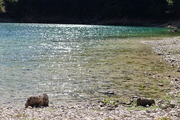 Villalago - Lago di San Domenico dalla riva