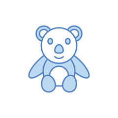 Stuffed Bear Vector icon