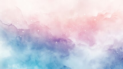 Fototapeta premium Dreamy watercolor backdrop with misty gradients and subtle glowing light wallpaper