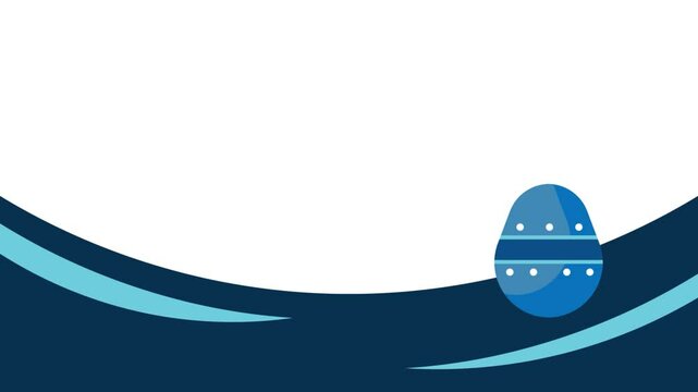 Easter egg animation video 4k template illustration suitable to your business, egg day, easter egg video, birthday, and more