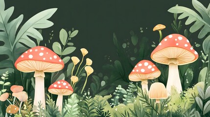 Enchanted Forest Mushrooms