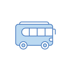 Toy Bus Vector icon