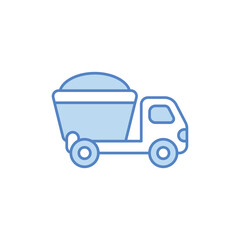 Dump Truck Vector icon