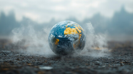 Contemplating the future of our planet amidst a shroud of uncertainty and impermanence