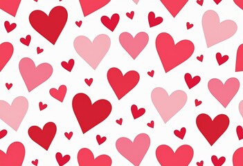 Get the Perfect Valentine's Day Background: A Seamless Pattern of Pink and White Hearts, Featuring a Cute Design and Soft Pastel Colors for a Loving Touch.

