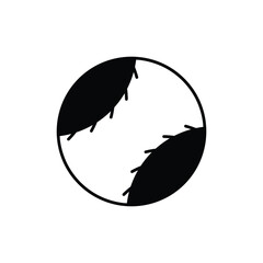 Soft Ball Vector icon