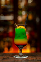 koktajl, drink, kolorowy drink  