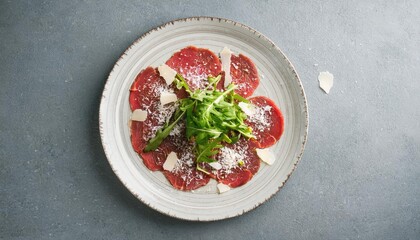  Beef carpaccio  
