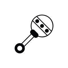 Rattle Vector icon
