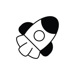 Rocket  Vector icon