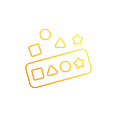 Shape Sorter Vector icon