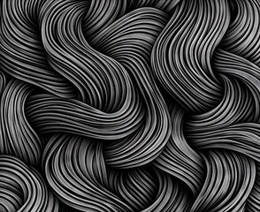 Abstract Gray Waves Pattern Background