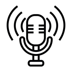  Microphone vector icon