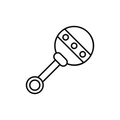 Rattle Vector icon