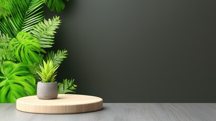 Minimalist Interior Design with Greenery and Simple Plant Arrangement for Home Decor