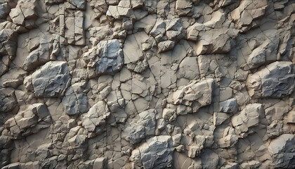 Texture de mur rocheux fissuré et détaillé