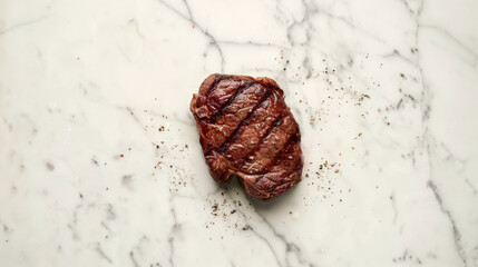 Naklejka premium grilled ribeye beef steak