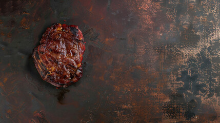 Naklejka premium grilled ribeye beef steak