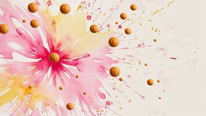 A striking explosion of vibrant colors in a fluid formation.