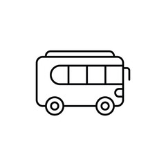 Toy Bus Vector icon