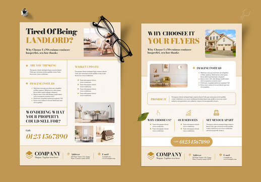 Absentee Ownership Flyer Templates