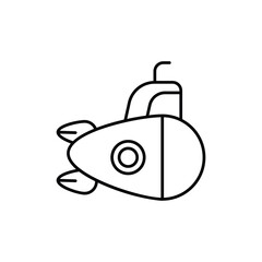 Submarine Vector icon